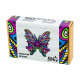 Фигурный деревянный пазл "Красочная бабочка" PuzA3-01235, 103 детали