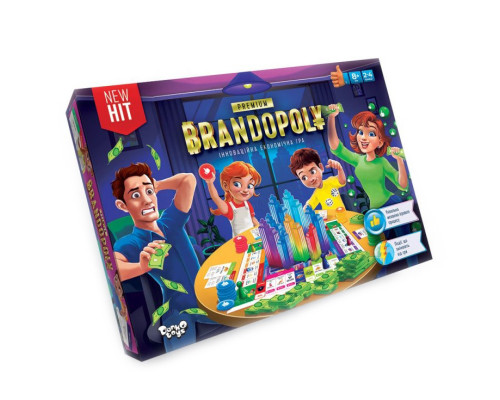 Настольная игра "Брендополия Premium" G-BrP-01-01U укр