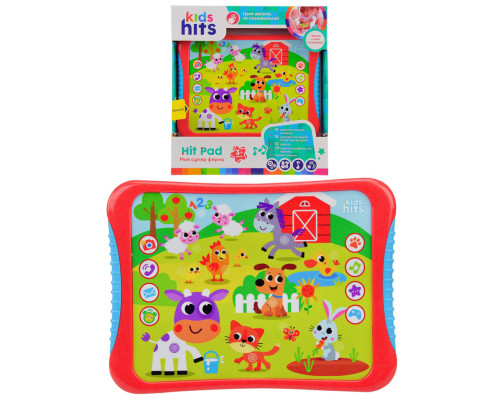 Інтерактивний Планшет "Моя супер ферма" KH01/004 назви тварин, звуки, вірші, мелодії