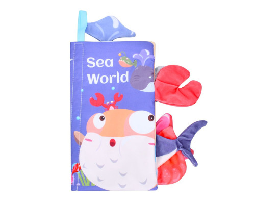 Розвиваюча книжка-шуршалка 668-230(Sea world) англійські слова