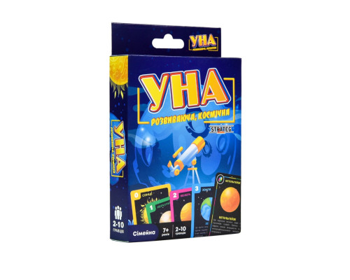 Карткова гра УНА космічна 30448 гральні картки 108 штук