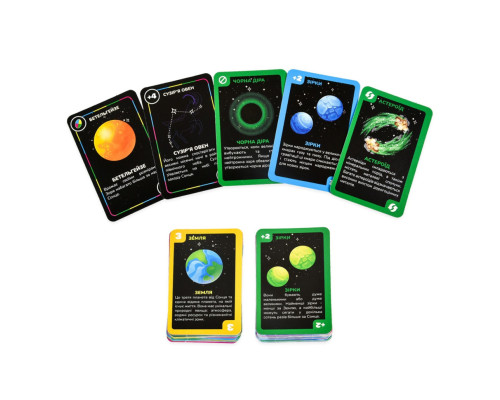 Карткова гра УНА космічна 30448 гральні картки 108 штук