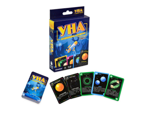 Карткова гра УНА космічна 30448 гральні картки 108 штук