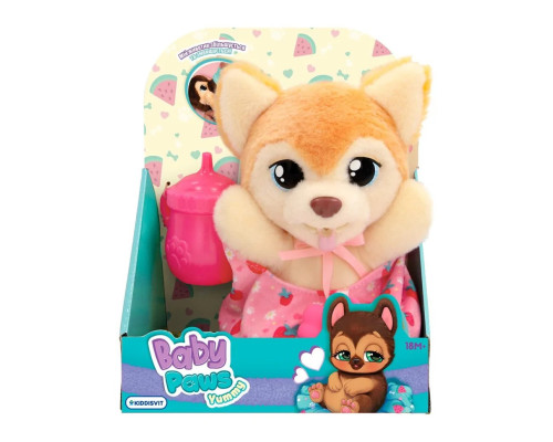 Інтерактивна іграшка серії "Yummy" Померанський шпіц Baby Paws 926387IM з аксесуарами