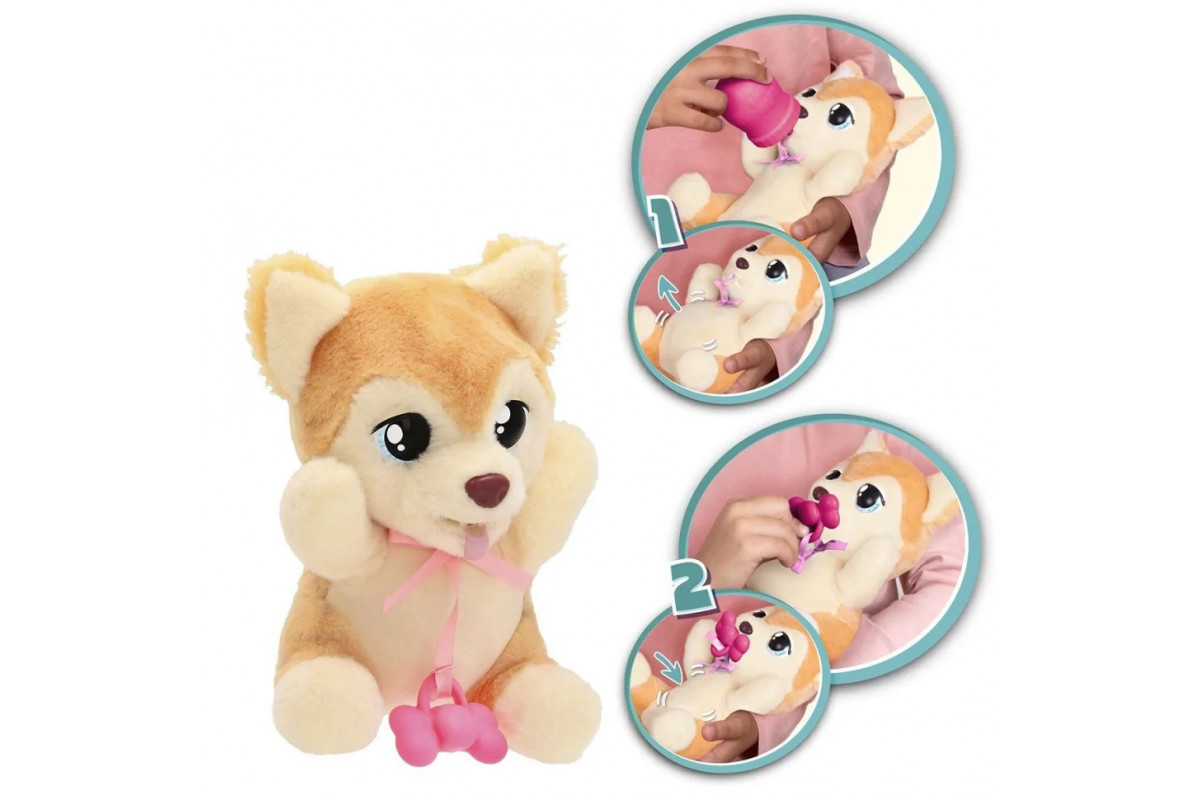 Интерактивная игрушка серии "Yummy" Померанский шпиц Baby Paws 926387IM с аксессуарами Интерактивная игрушка серии "Yummy" Померанский шпиц Baby Paws 926387IM с аксессуарами