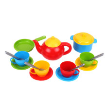 Детский набор игровой посуды "Маринка №5" 1134TXK 15 предметов