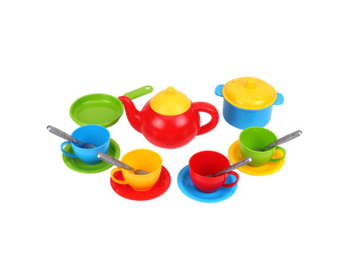 Детский набор игровой посуды "Маринка №5" 1134TXK 15 предметов