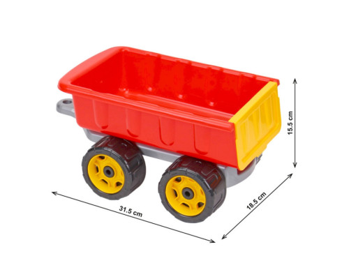 Детская игрушка "Прицеп" 8171TXK(Red) пластик, размеры 31.5х18.5х15.5 см