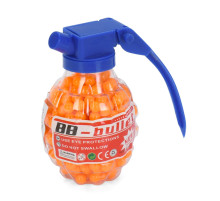 Кульки (пульки) для дитячої зброї "Граната" BB-5(Orange) 500 шт
