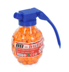 Кульки (пульки) для дитячої зброї "Граната" BB-5(Orange) 500 шт