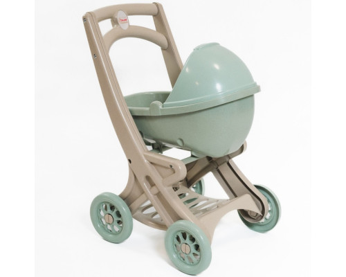 Коляска для ляльок з люлькою 0121/01eco бірюзовий