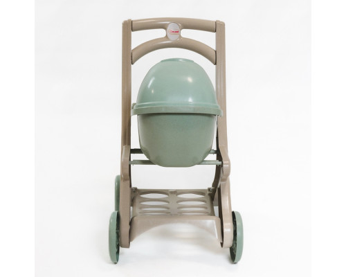 Коляска для ляльок з люлькою 0121/01eco бірюзовий