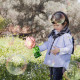 Мыльные пузыри Flower Bubble Machine BJC-5A(Bunny-Pink) со светом
