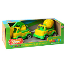 Игровой набор Бетономешалка и экскаватор "Mini Matiki" 002/14BMS(Yellow) подвижные элементы
