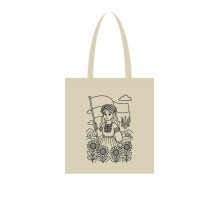 Экосумка для покупок "Свободна и независима" Сумка-шоппер 190CCT-10, 38 x 42 см (190г/м2)