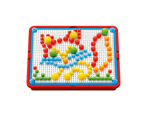 Розвиваючий набір мозаїки Quercetti 0920-Q, дошка 22х16 см 160 штук