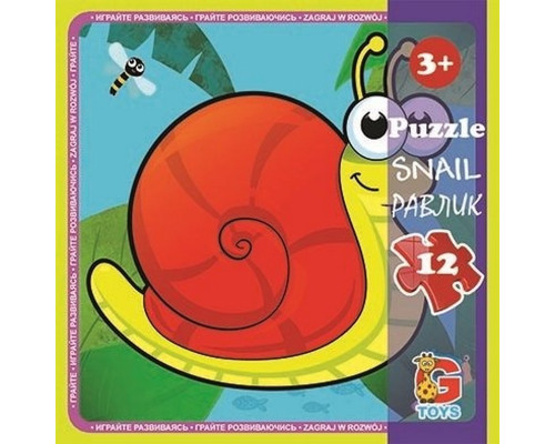 Пазли дитячі "Комахи" LI02, 12 елементів