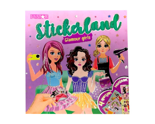 Детская книжечка с наклейками "Glamour Girls" РМ-87-03