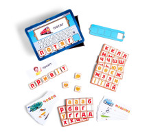 Планшет для мальчиков "Собери слово по картинке" Ubumblebees (ПСД198-УКР) PSD198-UKR на украинском языке