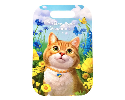 Деревянная доска "Рыжий котик" Ubumblebees (ПСФ154) PSF154 прямоугольная