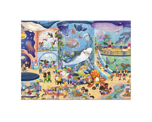 Дитячий віммельпазл "Музей Океанаріум" 300641, 150 елементів