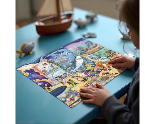 Дитячий віммельпазл "Музей Океанаріум" 300641, 150 елементів