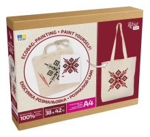 Набор для творчества экосумка-раскраска "Вышиванка" N0003651, 38х42 см