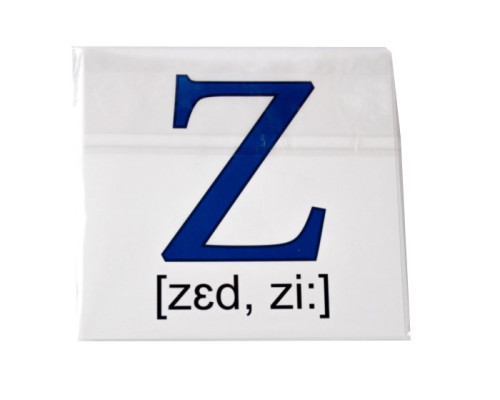 Развивающие карточки "Английский алфавит" (110х110 мм) 101693 на англ. языке