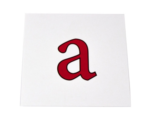 Развивающие карточки "Английский алфавит" (110х110 мм) 101693 на англ. языке