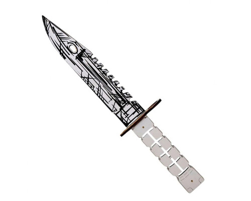 Деревянный сувенирный нож "M9 Bayonet Sketch" M9-SK