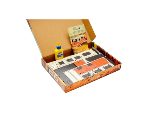 Дерев'яний 3D конструктор "Мікроавтобус" Puz-00926, 156 деталей