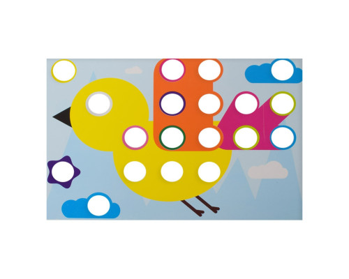 Детская мозаика с крупными деталями 669, 9 картинок