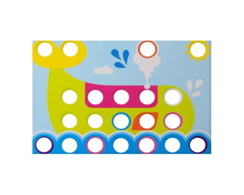 Детская мозаика с крупными деталями 669, 9 картинок