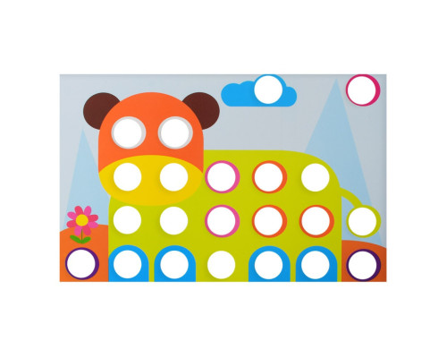 Детская мозаика с крупными деталями 669, 9 картинок