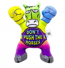 Дитяча м'яка іграшка "Кінь на липучках" DPTS-5(Green) розмір 22 см