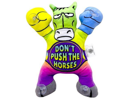 Дитяча м'яка іграшка "Кінь на липучках" DPTS-5(Green) розмір 22 см